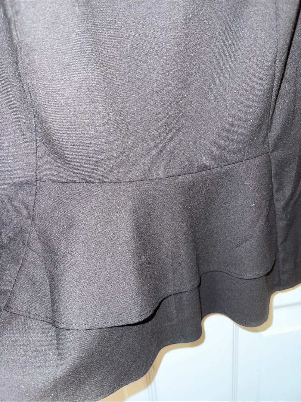 Black Women’s Stretch Pencil Skirt - Picture 3 of 7